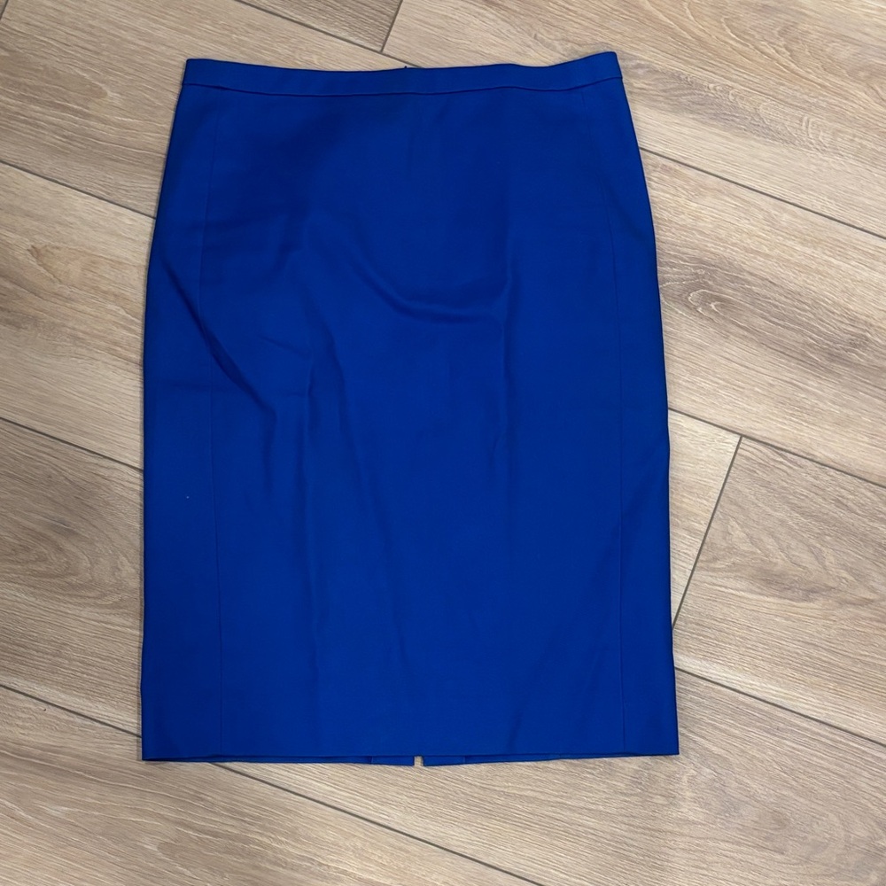 Elegant Blue Pencil Skirt TALL